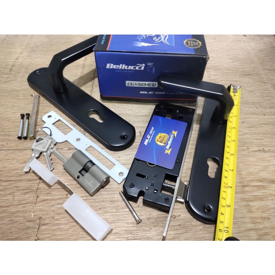 Kunci Pintu Belluci NEW / Door Lock/ Kunci Pintu Besar Set/Handle Body 3 Keys/KUNCI PINTU BESAR SET LENGKAP KOMPLIT BERKUALITAS