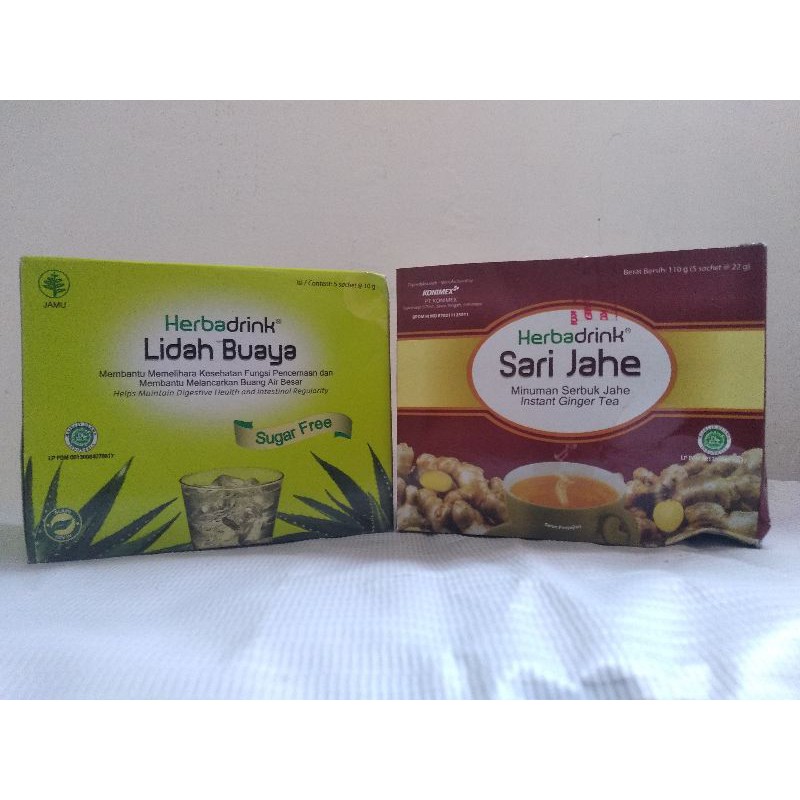 

Herbadrink Sari Jahe - Lidah Buaya - Sari Temulawak