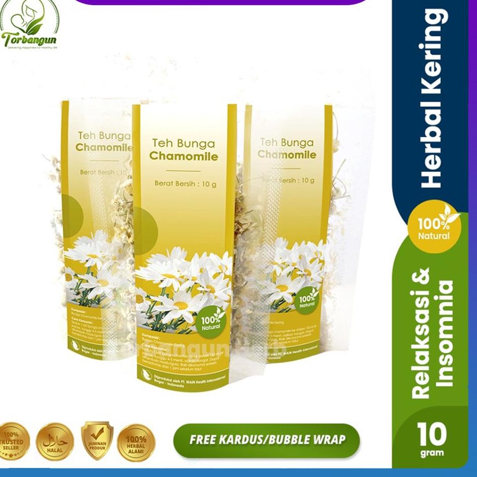 

➟g6 Best Terlaris⁎ ANTI IMSOMNIA !!! Teh Bunga Chamomile Herbal Relaksasi kaya Antioksidan 58 ➟