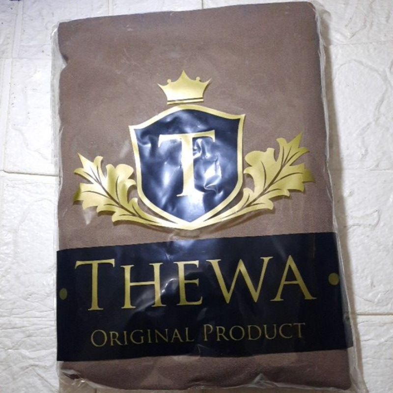 Thewa//khimar kenanga tali ori Thewa-Coklat tanah tua