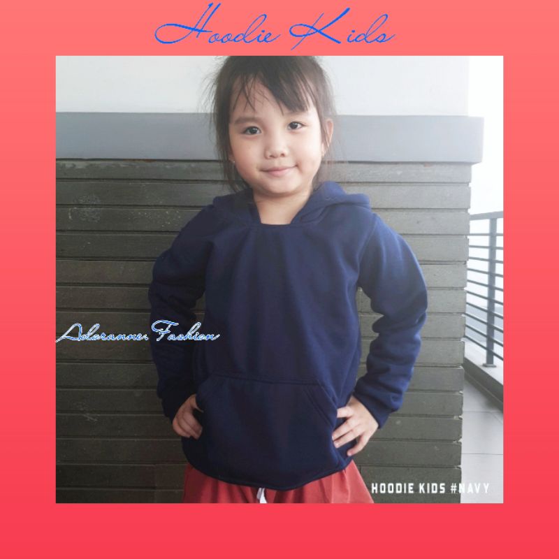 HOODIE ANAK POLOS PREMIUM FLEECE/SWEATER HOODIE ANAK PEREMPUAN &amp; LAKI-LAKI PREMIUM