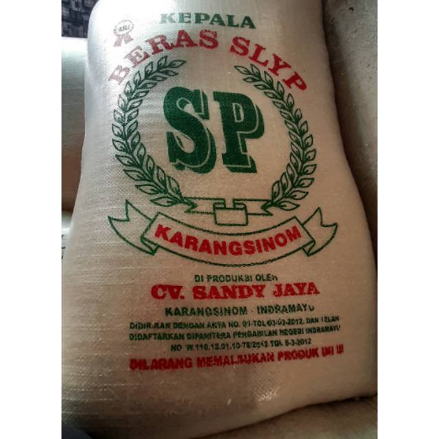 

Beras SP Karangsinom Super Putih, legit, pulen- Indramayu Super Premium 10kg