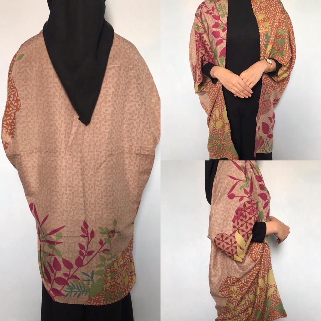 Outer Scarf / Outer Motif/ Outer Hijab / Cardigan Scarf by Nosimakabi / Ready Stock