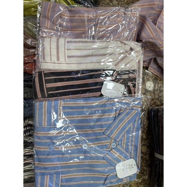 NEW KEMEJA IMPORT STRIPE 057/REALPICT