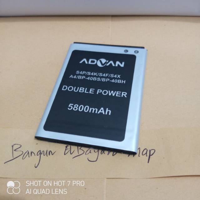 Batre Batrai Hp Advan S4P S4F S4X A4 BP-40BH Battery