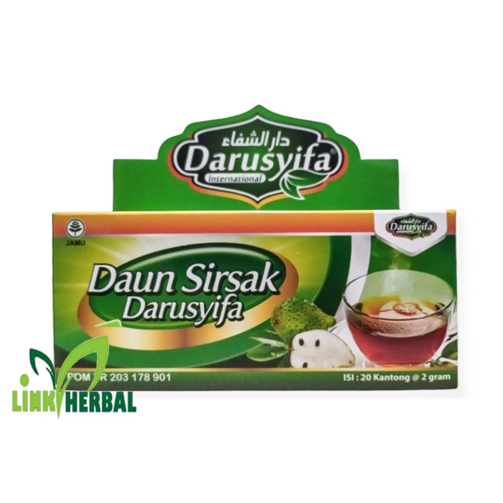 

TEH DAUN SIRSAK DARUSYIFA / TEH HERBAL ANTI KANKER / TEH CELUP DAUN SIRSAK