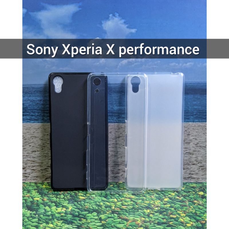 Case Sony Xperia X Performance softcase Sony XP SO-04H  F8131 SOV33  F8132 502SO transparant bening