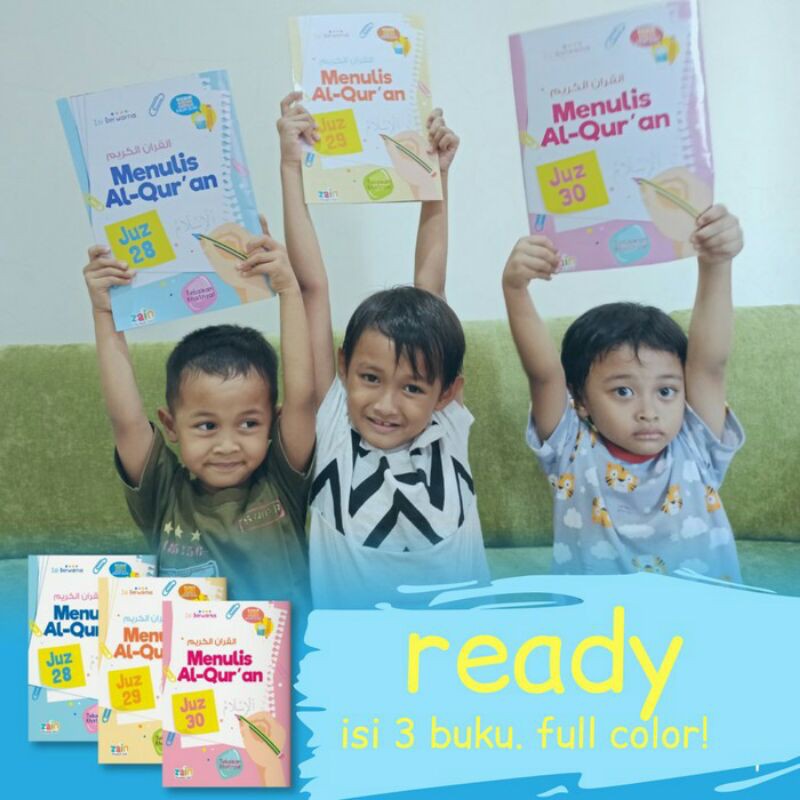 buku menulis alquran jus 28,29,30
