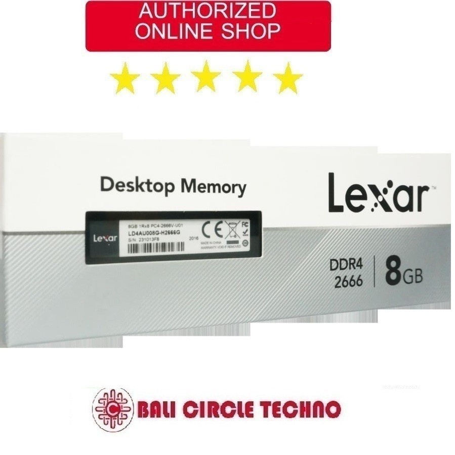 RAM 8GB DDR4 LEXAR PC4-2666V LD4AU008G H2666G / RAM DDR4 8GB