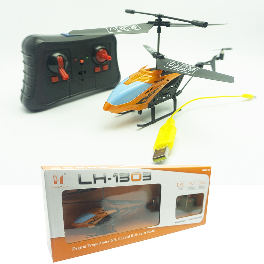 RC Helikopter 3.5 Channel Infrared / Mainan Remote Kontrol Helikopter Easy To Fly With LED