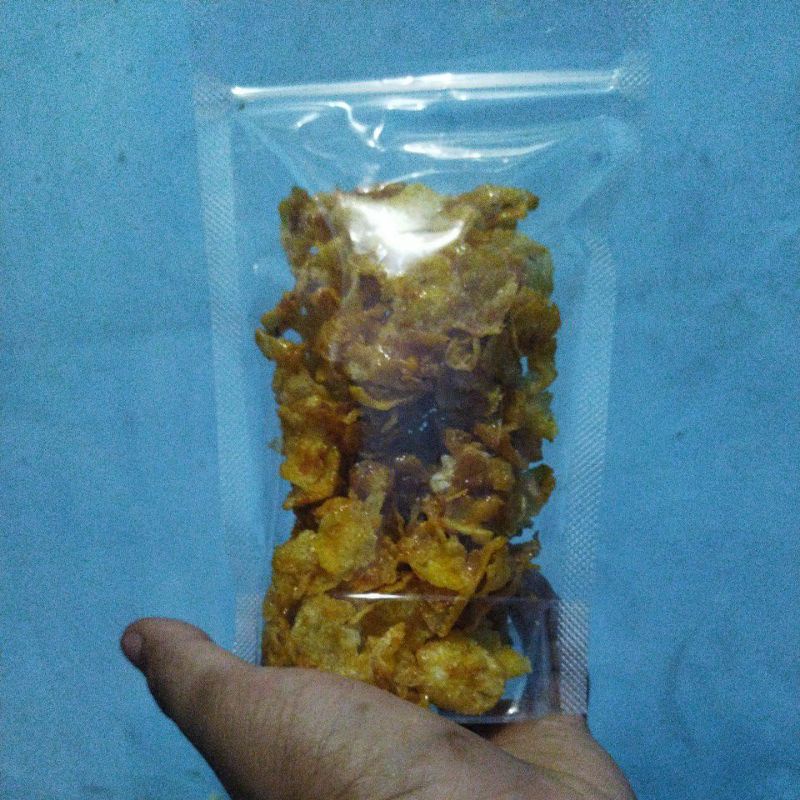 

emping jagung pedas manis