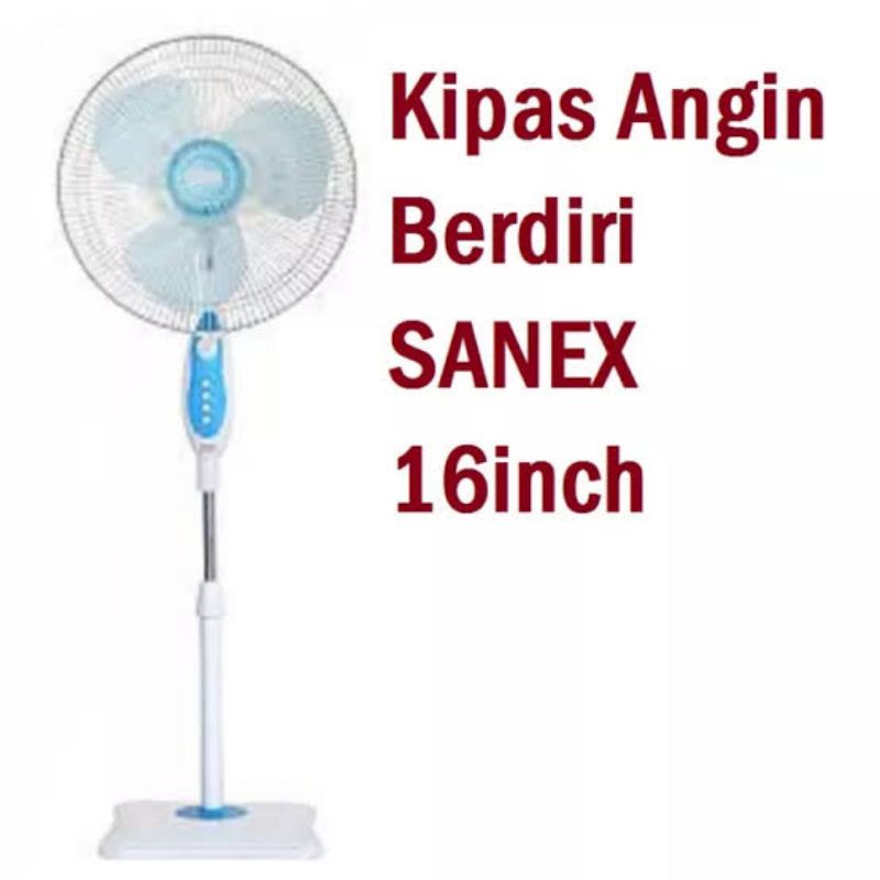 Sanex Kipas Angin Berdiri 16&quot; / Stand Fan 16 inch FS-884/889