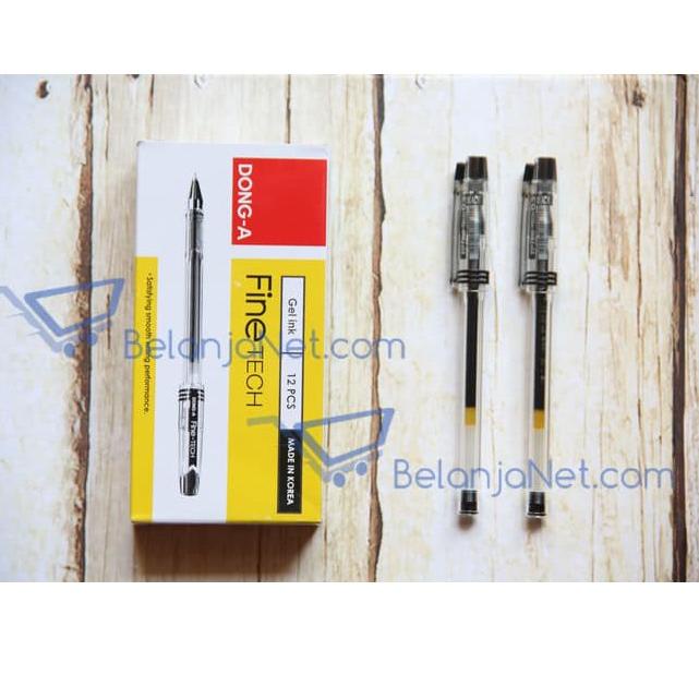

Baru - Pen Gel Fine Tech Dong-A Tinta Hitam/Biru 1 LUSIN !