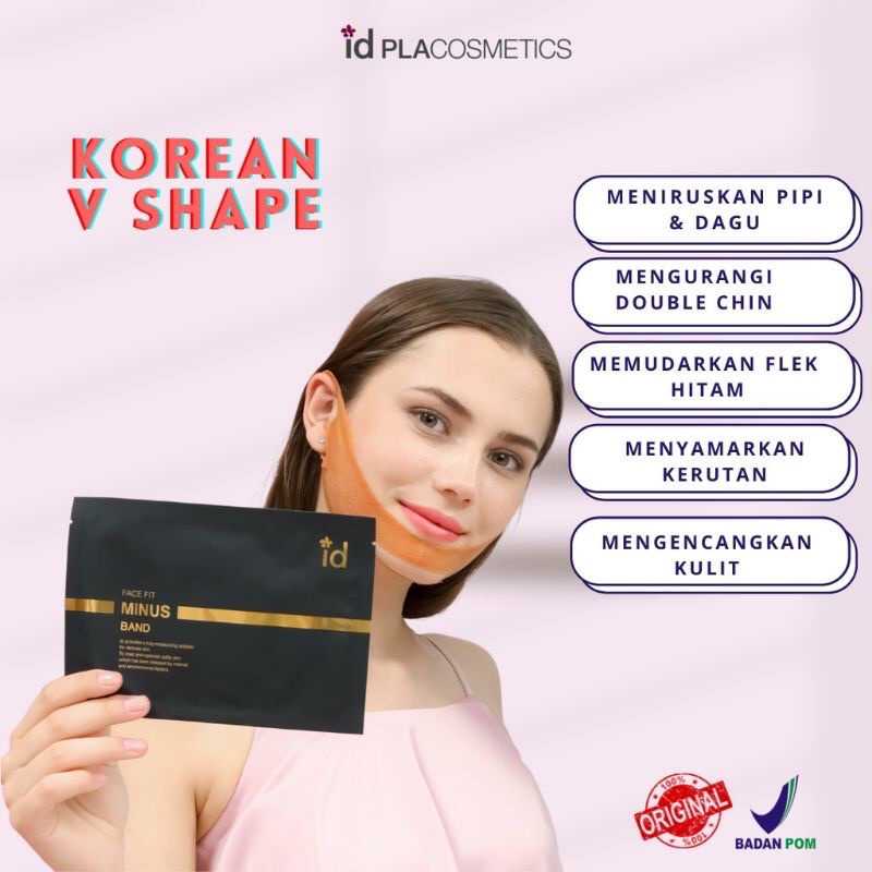 ID Face Fit Minus Band | Penirus Pipi | Penirus Dagu |