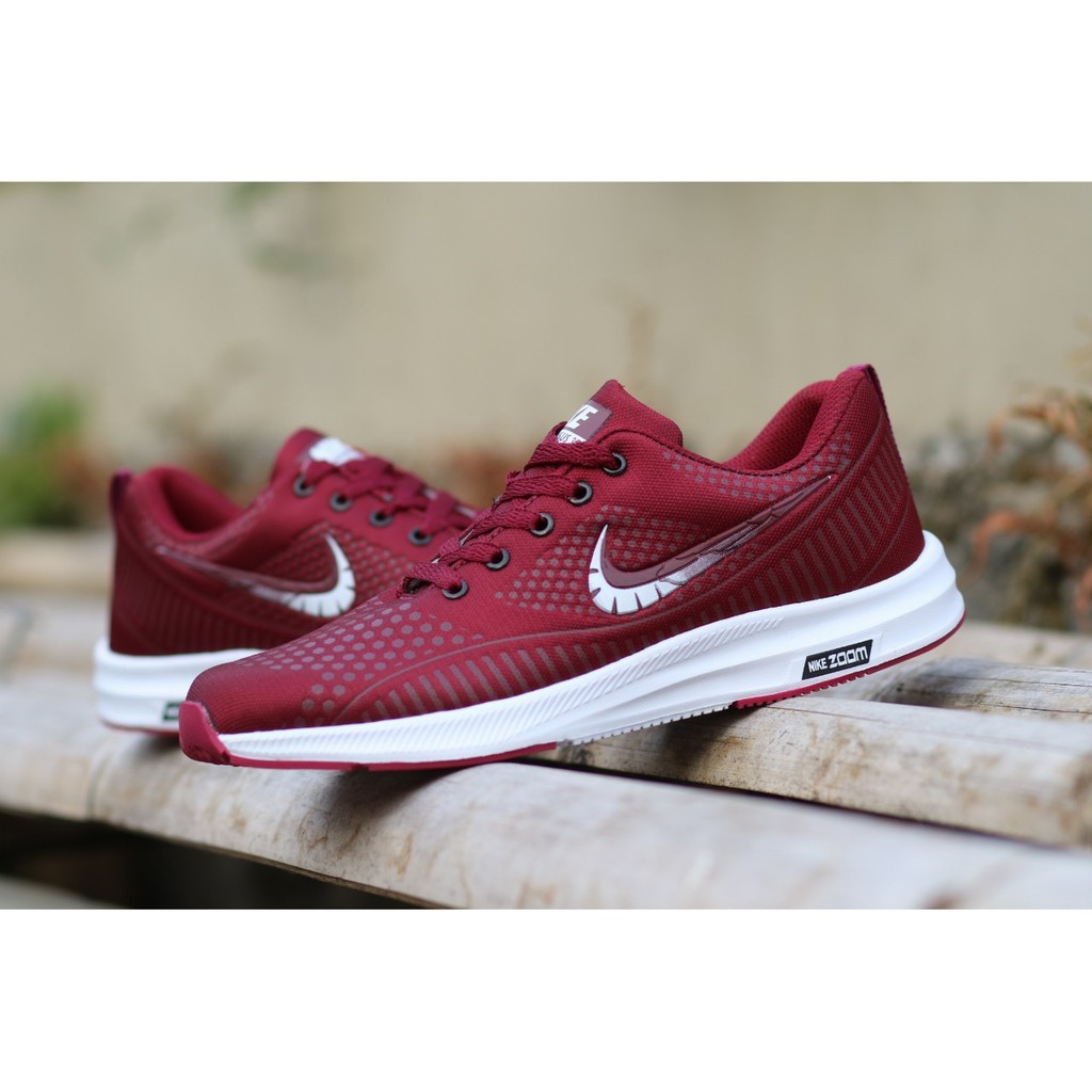 SEPATU nike ZOOM PEGASUS RED MERAH OLAHRAGA LARI RUNNING SPORT SNEAKERS CASUAL SEKOLAH KETS JOGGING