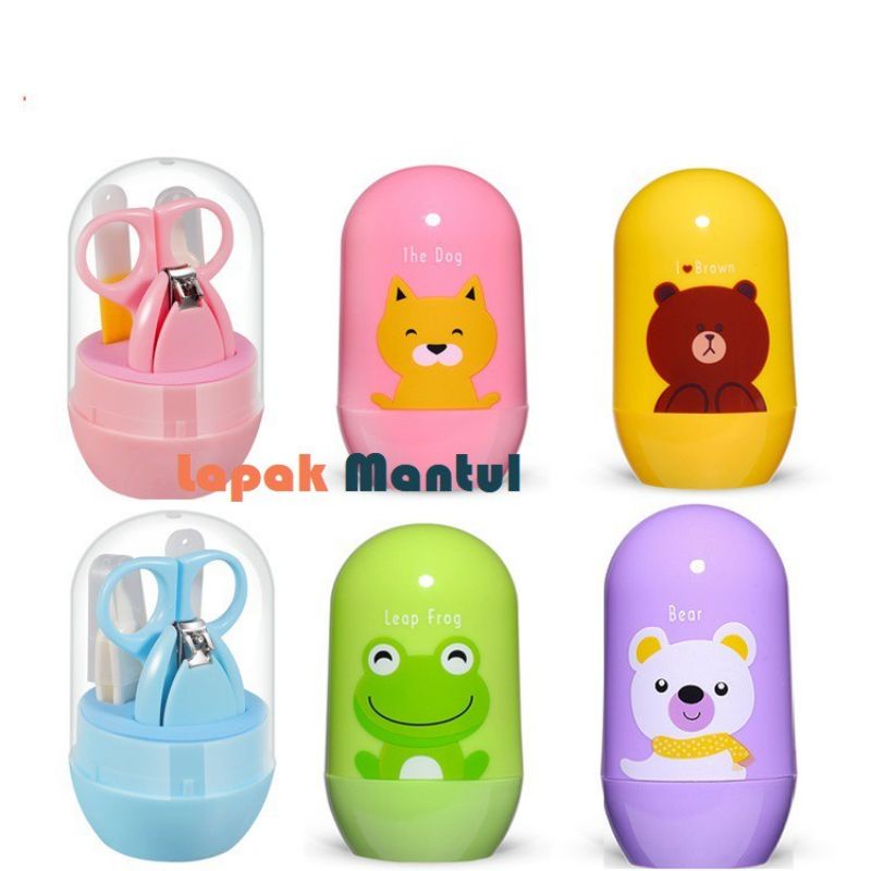 Set gunting kuku anak bayi 4 in 1 baby safe clipper scissor