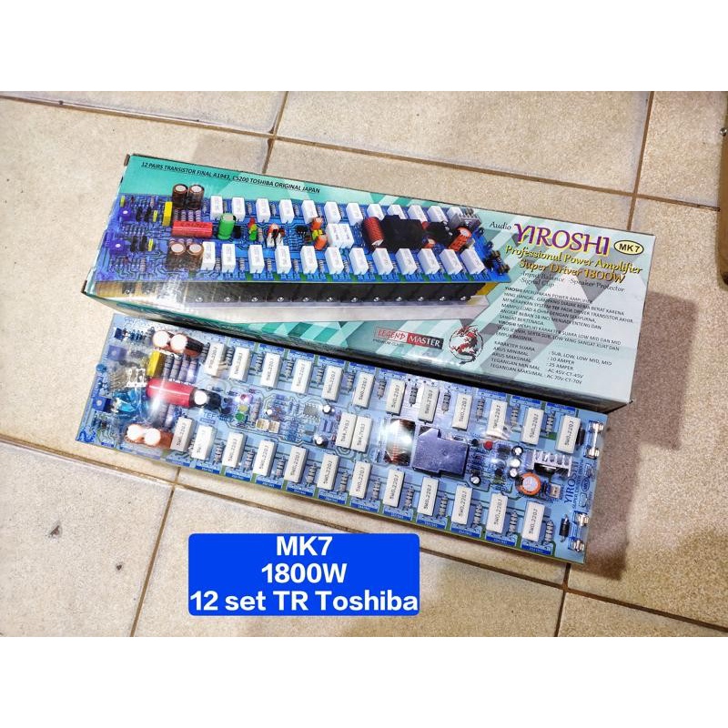 Kit Power Amplifier Yiroshi MK7 + Transistor + Protector Platinum