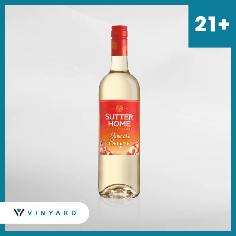 Sutter Home Moscato Sangria 750 Ml ( Original &amp; Resmi By Vinyard )