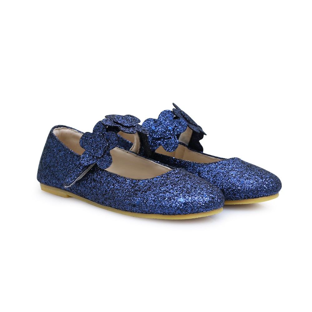 KHK by Khakikakiku  Florry Blue Flats Shoes Kids