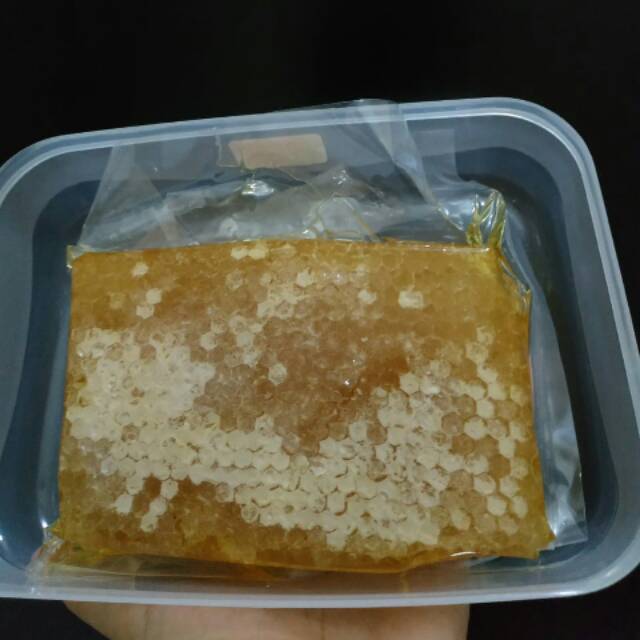 

Honeycomb, madu sarang melifera asli. 500gr