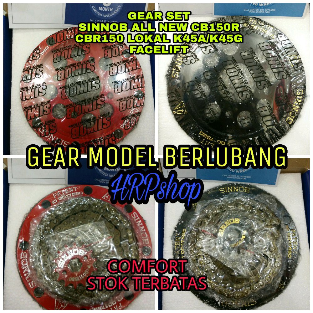 Promo Puasa gear set sinnob cb150r CB150R Diskon