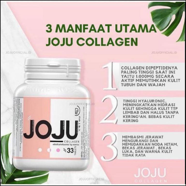 Joju Collagen - Halal Bpom/Pil Pemutih/Minuman Collagen/Pemutih Badan/Produk Bpom/Produk Pemutih