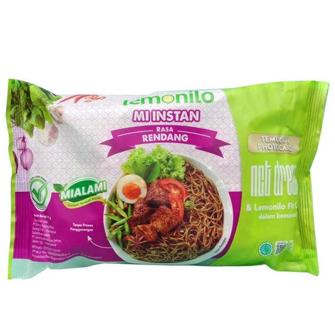 

'+'+'+'+] LEMONILO MIE INSTAN RASA RENDANG 77 G