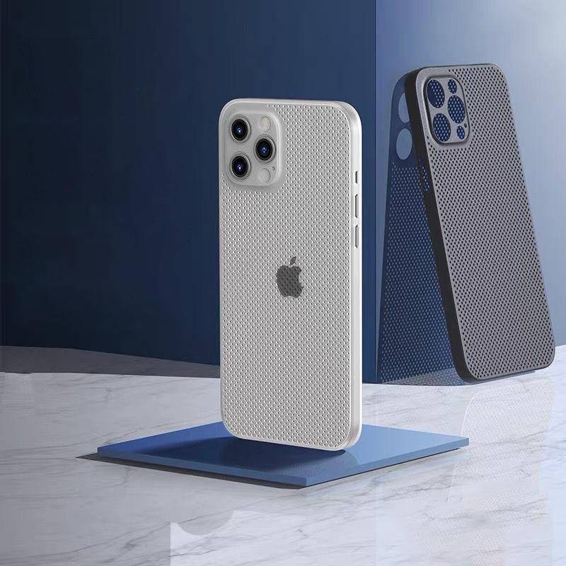 Case Pelindung ultra Tipis breathable Untuk iPhone 14 13 12 11 Pro MAX Plus Mini X XS MAX XR SE 2022 2020 7 8 Plus