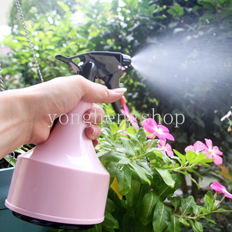 Botol Semprot Penyiraman Tanaman Bunga Model Tekan Tangan Dapat Disesuaikan 600ml Untuk Taman