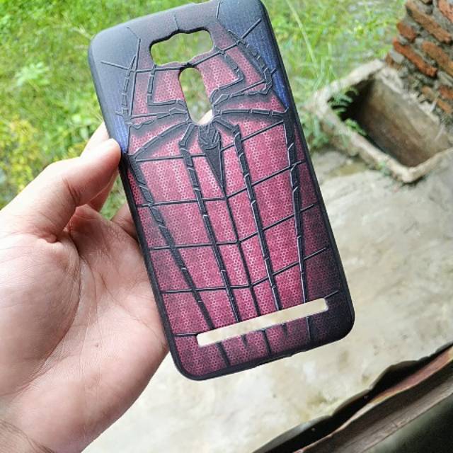 Case Asus zenfone 2 laser ze601kl 6 inch motif spiderman second pemakaian semingguan