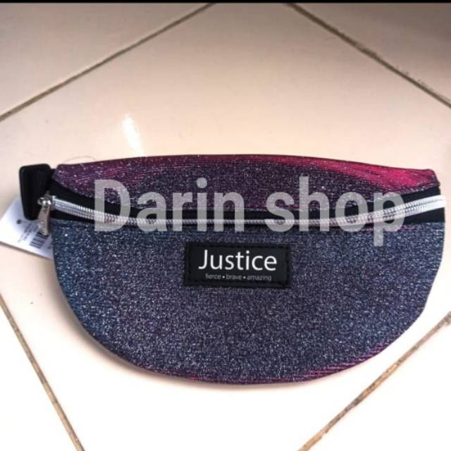 JUSTICE BUMBAG WAIST BAG - TAS PINGGANG JUSTICE