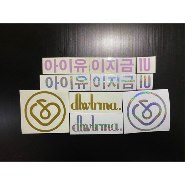 Sticker Hologram IU 아이유 지은이 dlwlrma UAENA