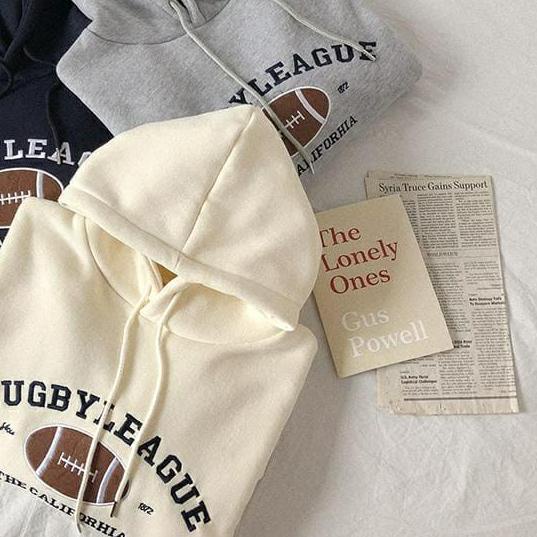 ☋ SWEATER HOODIE WANITA || RUGBY CALIFORNIA SWEATER HOODIE ✮