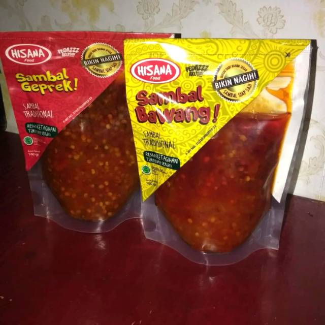 Sambal Hisana Sambal Geprek Dan Sambal Bawang Shopee Indonesia