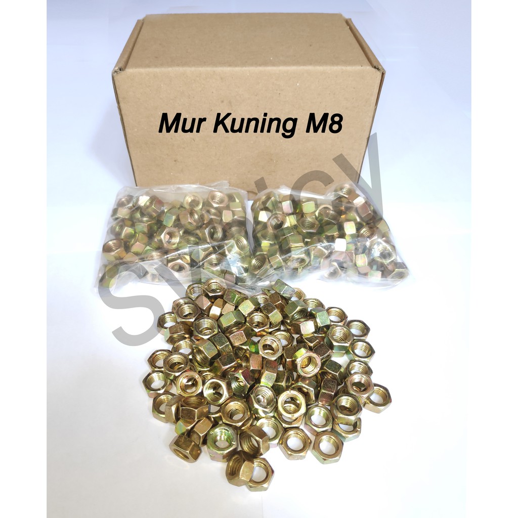 Mur Kuning M8 per 10 biji