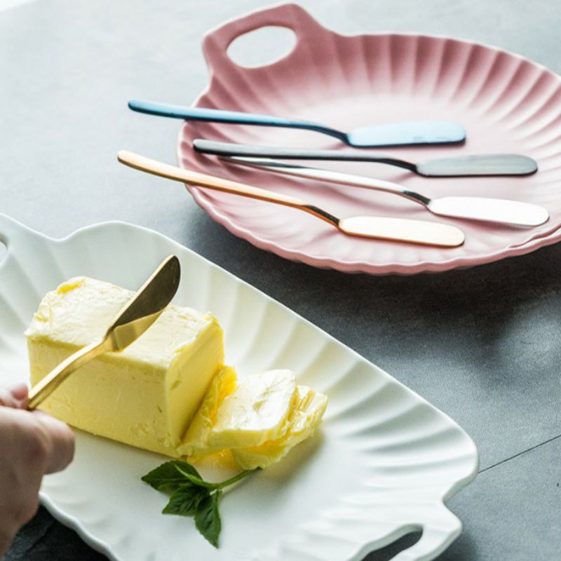 

viralkan Sendok pisau SELAI SILVER PERAK roti mentega butter krim stainless steel 304 tebal modern