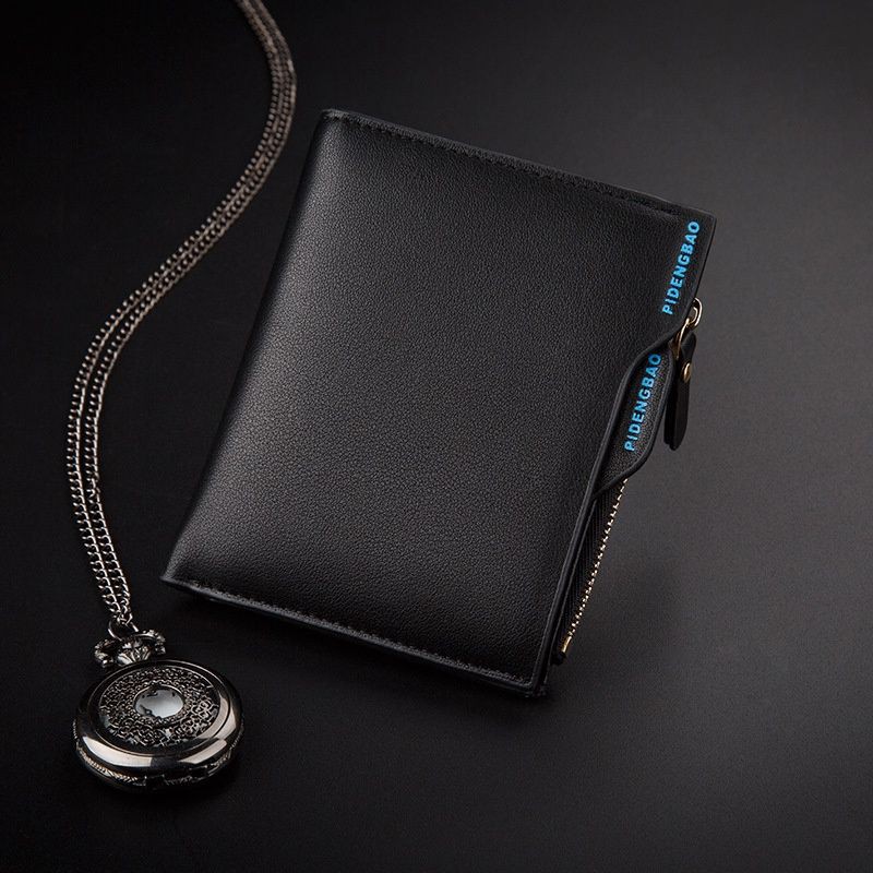 Dompet Pria Kulit Bifold Resleting