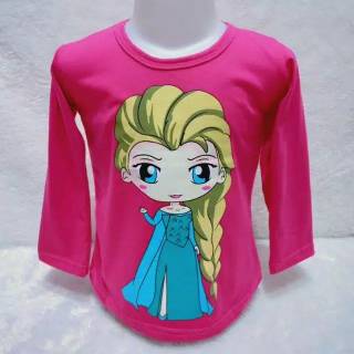  Kaos  anak  cewek lengan panjang kaos  unicorn  kaos  elsa kaos  