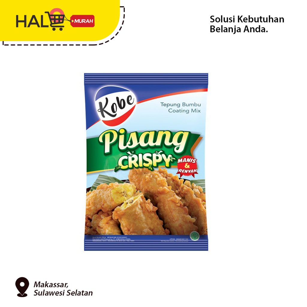 

KOBE TEPUNG PISANG GORENG 210 GR