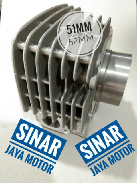 Blok seher tdr  jupiter z  51mm. masih bisa korter lg samapi 53mm Ori