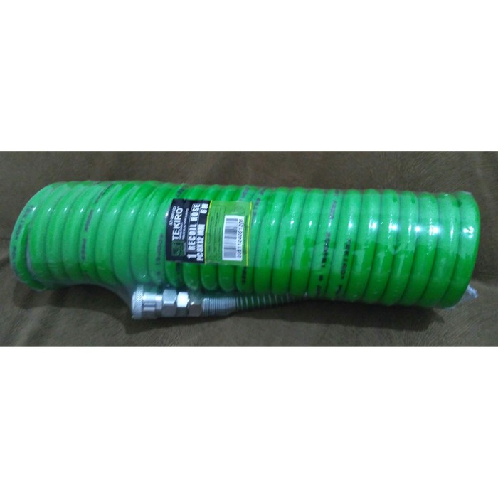 TEKIRO - SELANG RECOIL HIJAU 6 METER UK. 8 x 12MM - ORIGINAL