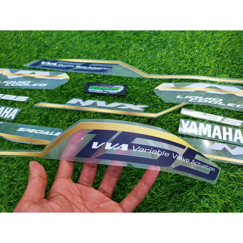 Striping transparan UV AEROX old NVX 155 SPECIAL EDITION