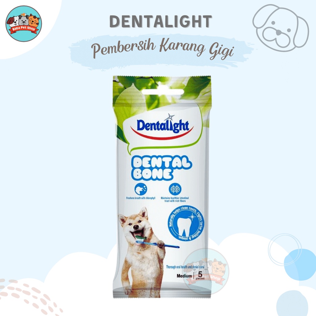 Dentalight Dental Bone Pembersih Karang Gigi Anjing