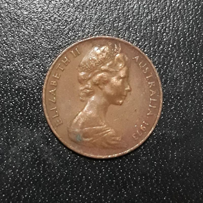 Koin Kuno Koleksi Asing : Australia - 2 Cents 1973