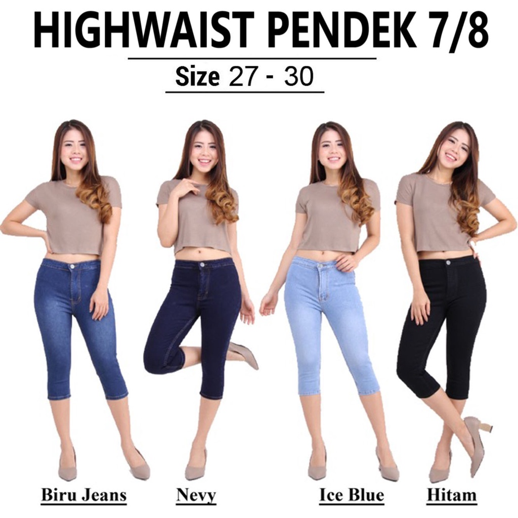 Celana Highwaist 7/8 / Celana Cotton Premium 7/8