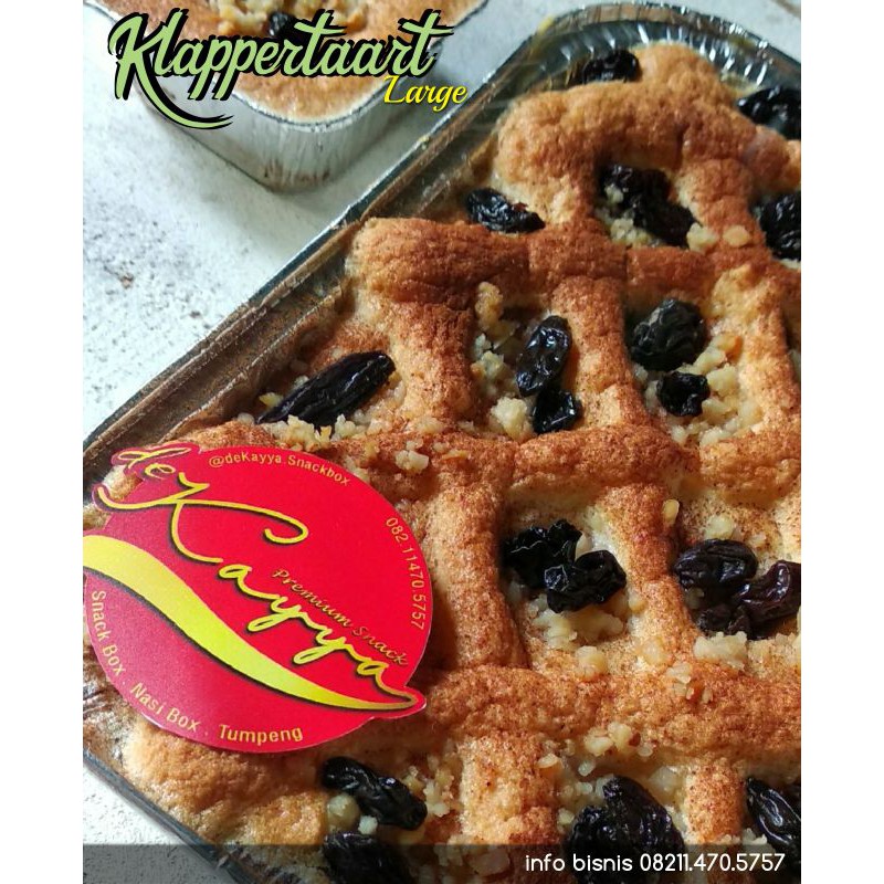 

KLAPERTART KLAPPERTAART BESAR 20 x 20 PREMIUM DEKAYYA