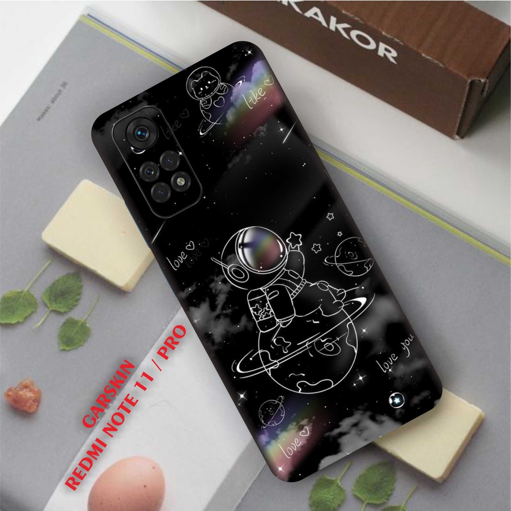 GARSKIN REDMI NOTE 11 // GARSKIN REDMI NOTE 11 PRO MOTIF ASTRO - ISI 2PCS FREE CUSTOM MOTIF