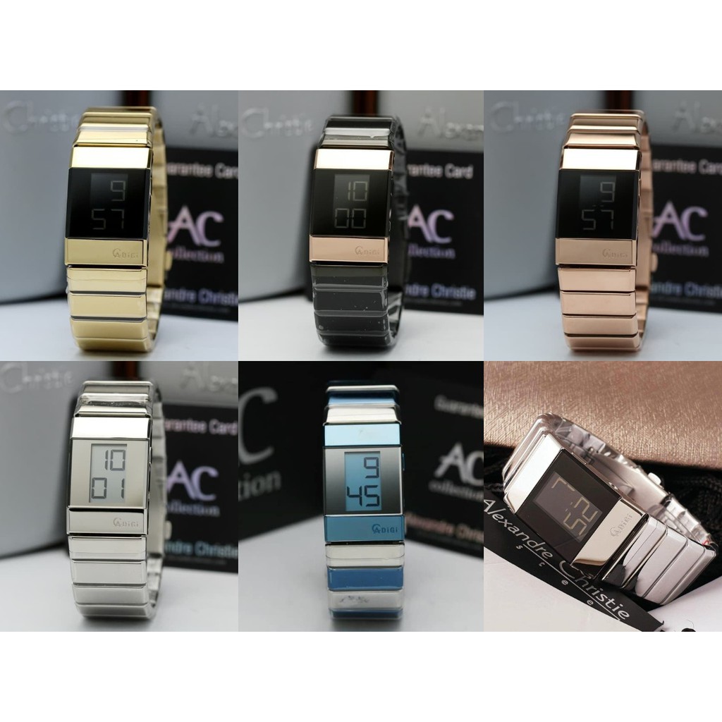 Jam Tangan Wanita Alexandre Christie AC 9100 AC9100 Ac Digi Original Garansi Resmi 1 Tahun