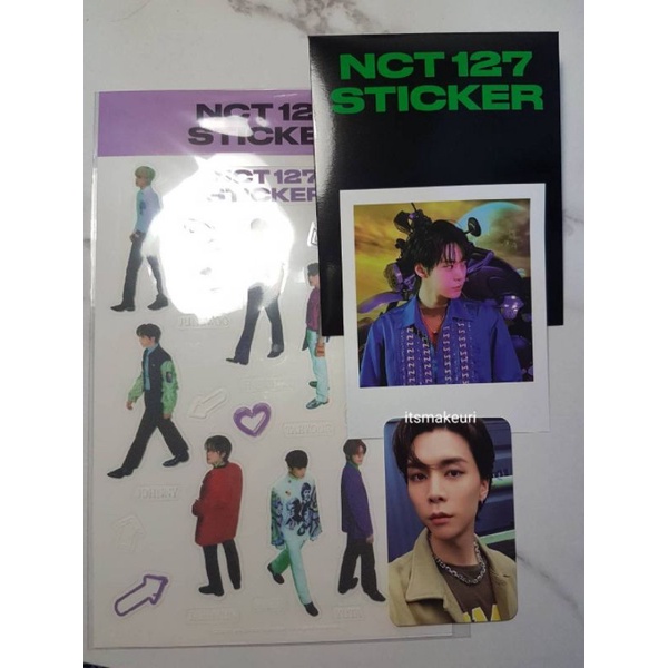 MD Sticker Glow in the Dark Johnny Doyoung Mark PC Pola NCT 127