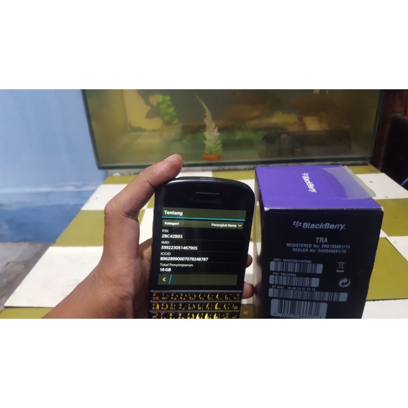 blackberry q10 fullset minus tombol power